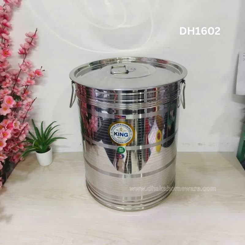 15 -16KG Premium Stainless Steel Rice Storage Container